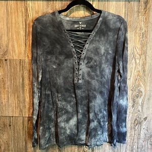 American Eagle Outfitters. Long sleeve sexy tee.